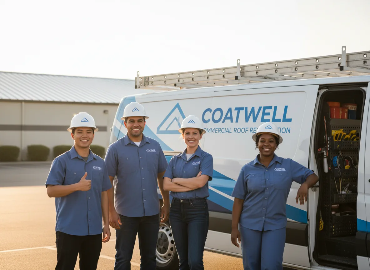 Commercial roof coating company in Widen, WV
