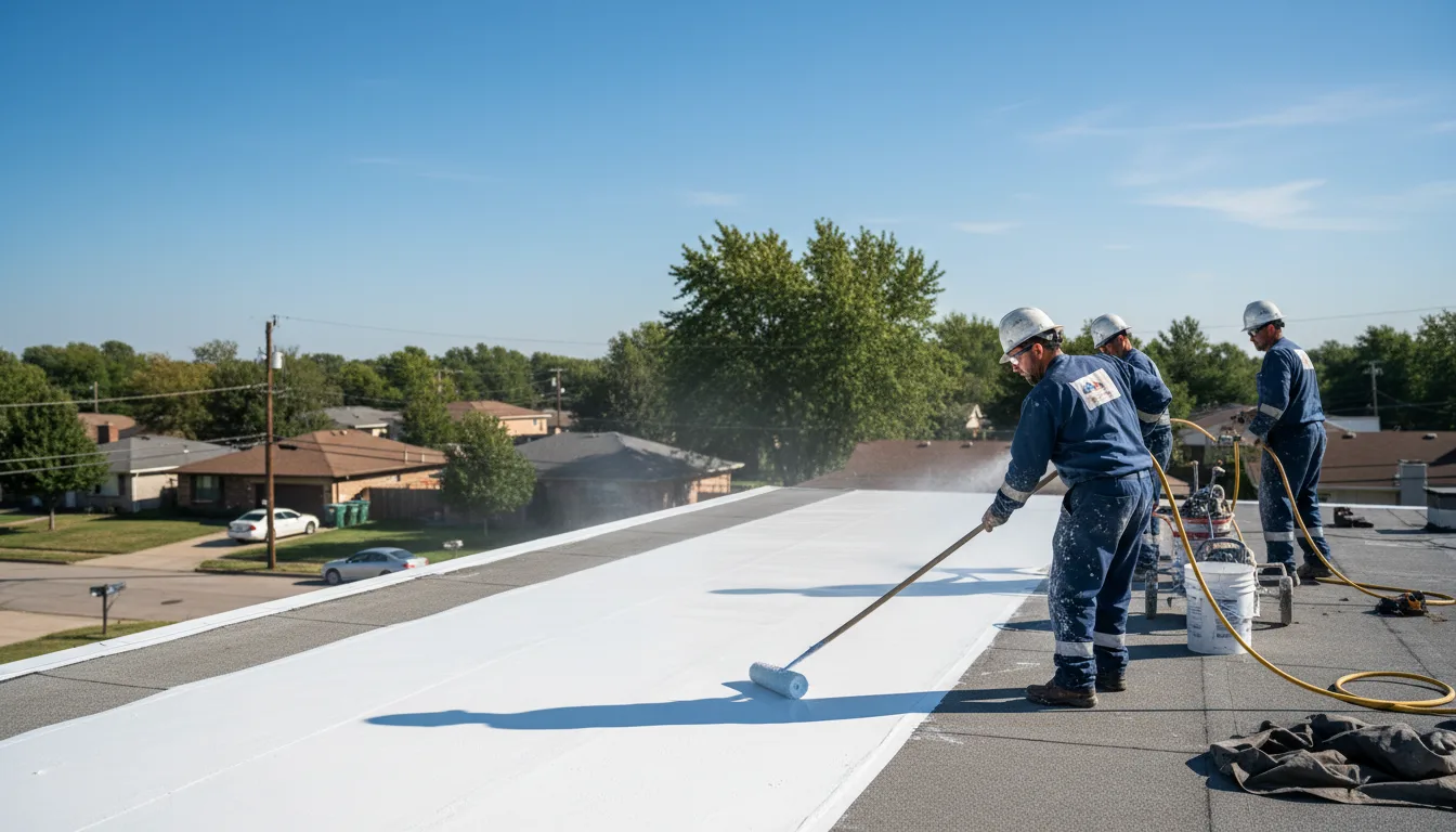 Commercial roof coating in Widen, WV near me